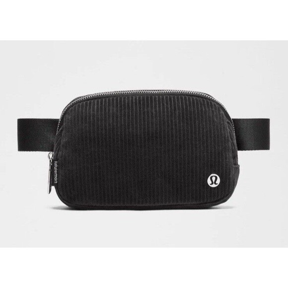 Lululemon Everywhere Belt Bag 1L Corduroy Black - Picture 1 of 6